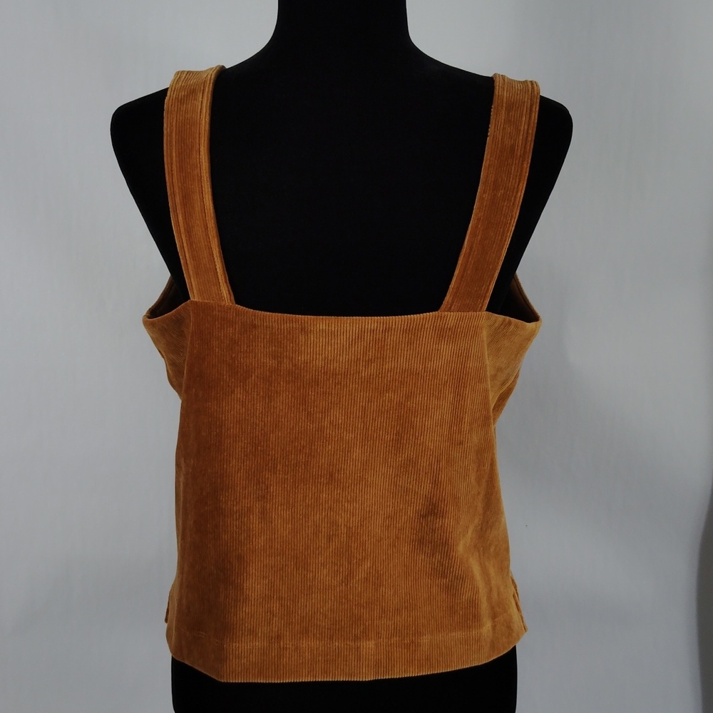 Madewell Texture & Thread Velour Corduroy Button Front Tank Top - Picture 6 of 8
